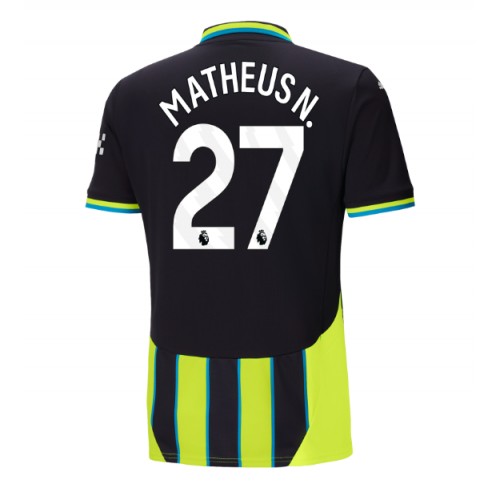 Fotballdrakt Herre Manchester City Matheus Nunes #27 Bortedrakt 2024-25 Kortermet